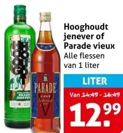 Hoogvliet Hooghoudt jenever of Parade vieux aanbieding