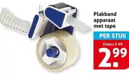 Hoogvliet Plakband apparaat met tape aanbieding