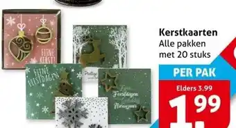 Hoogvliet Kerstkaarten aanbieding