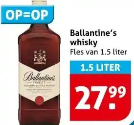 Hoogvliet Ballantine's whisky aanbieding