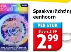Hoogvliet Spaakverlichting eenhoorn aanbieding