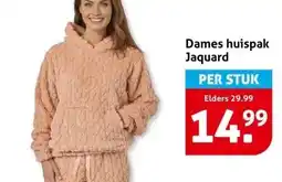 Hoogvliet Dames huispak Jaquard aanbieding