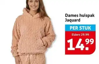 Hoogvliet Dames huispak Jaquard aanbieding