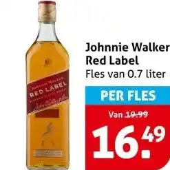 Hoogvliet Johnnie Walker Red Label aanbieding