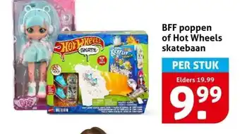 BFF poppen of Hot Wheels skatebaan