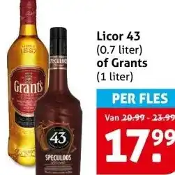 Hoogvliet Licor 43 of Grants aanbieding