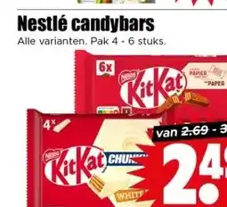 Dirk Nestlé candybarsq aanbieding