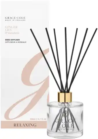 De Online Drogist Grace Cole Ginger Lily & Mandarin Reed Diffuser aanbieding