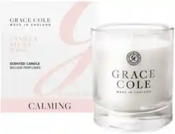 De Online Drogist Grace Cole Vanilla Blsuh & Peony Scented Candle aanbieding