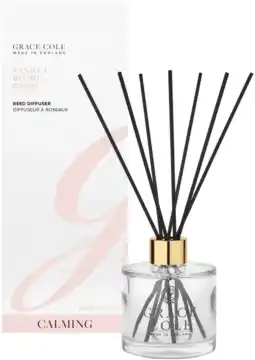 De Online Drogist Grace Cole Vanilla Blush & Peony Reed Diffuser aanbieding