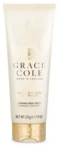 De Online Drogist Grace Cole Nectarine Blossom & Grapefruit Radiance Body Scrub aanbieding