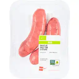 Dekamarkt DekaVers Actie bio saucijs 2 st aanbieding