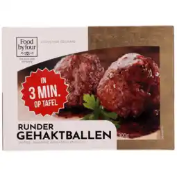 Dekamarkt Food by four Gehaktballen gegaard aanbieding