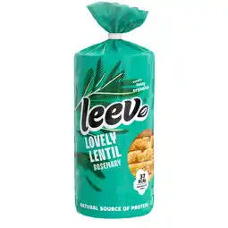 Dekamarkt Leev Bio lentil wafels rosemary aanbieding