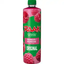 Dekamarkt Raak Limonadesiroop framboos aanbieding