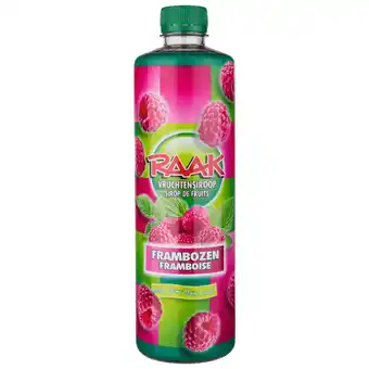 Dekamarkt Raak Limonadesiroop framboos aanbieding