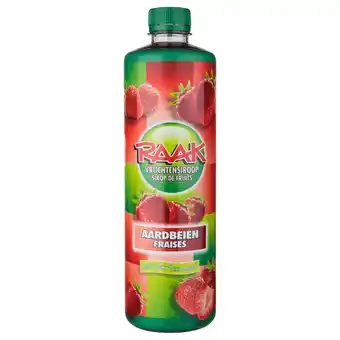 Dekamarkt Raak Limonadesiroop aardbei aanbieding