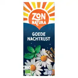 Dekamarkt Zonnatura Kruidenthee goede nachtrust 20 zakjes aanbieding