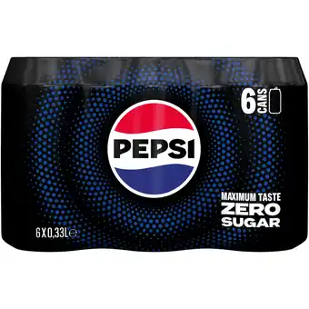 Dekamarkt Pepsi Zero 6x33 cl aanbieding