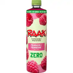 Dekamarkt Raak Limonadesiroop framboos zero aanbieding