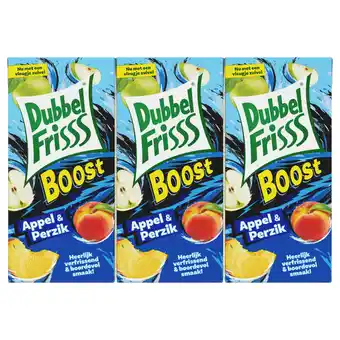 Dekamarkt Dubbelfrisss Appel-perzik boost aanbieding