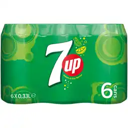 Dekamarkt 7UP Regular 6x33 cl aanbieding