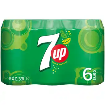 Dekamarkt 7UP Regular 6x33 cl aanbieding