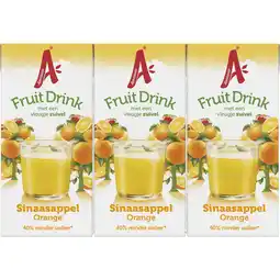 Dekamarkt Appelsientje Fruitdrink sinaasappel 6x20 cl aanbieding