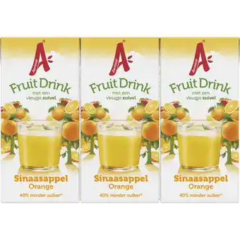Dekamarkt Appelsientje Fruitdrink sinaasappel 6x20 cl aanbieding