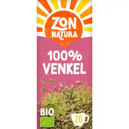 Dekamarkt Zonnatura Biologische kruidenthee venkel aanbieding