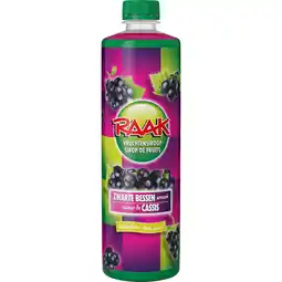 Dekamarkt Raak Limonadesiroop zwarte bessen aanbieding
