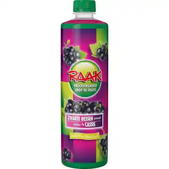 Dekamarkt Raak Limonadesiroop zwarte bessen aanbieding