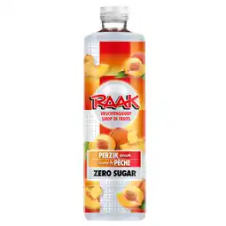 Dekamarkt Raak Limonadesiroop perzik zero aanbieding