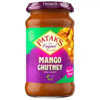 Dekamarkt Patak's Mangochutney sweet aanbieding