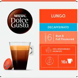 Dekamarkt Nescafé Dolce gusto lungo décafé aanbieding