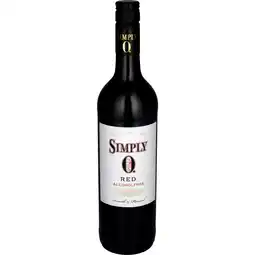 Dekamarkt Simply 0 Rood alcoholvrij aanbieding