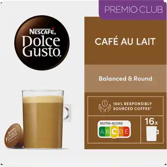 Dekamarkt Nescafé Dolce gusto café au lait aanbieding