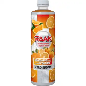 Dekamarkt Raak Limonadesiroop sinaasappel zero aanbieding