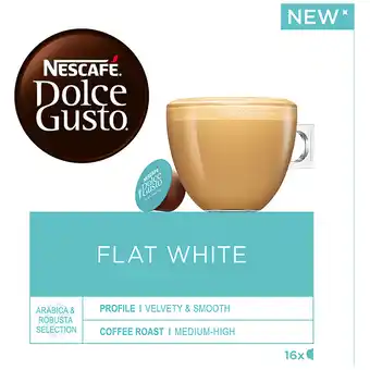 Dekamarkt Nescafé Dolce gusto gemalen koffie flat white aanbieding