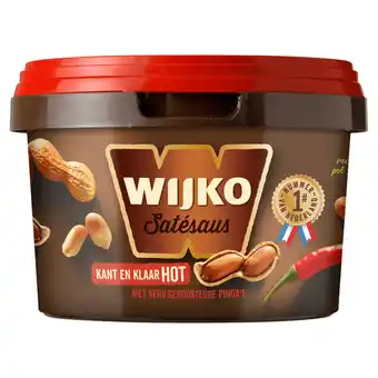 Dekamarkt Wijko Satesaus kant & klaar hot aanbieding