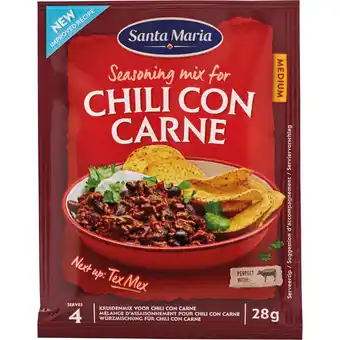 Dekamarkt Santa Maria Seasoningmix Chili con carne aanbieding