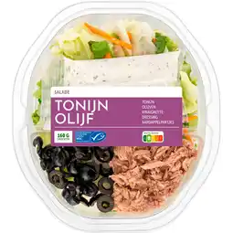 Dekamarkt Maaltijdsalade tonijn olijf aanbieding
