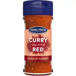 Dekamarkt Santa Maria Curry red thai style aanbieding