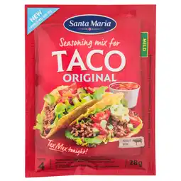 Dekamarkt Santa Maria Taco seasoningmix aanbieding