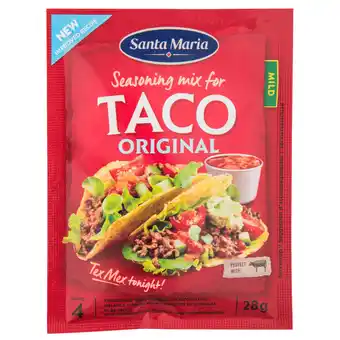 Dekamarkt Santa Maria Taco seasoningmix aanbieding