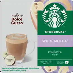 Dekamarkt Starbucks Dolce gusto white chocolate aanbieding