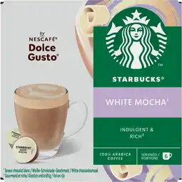 Dekamarkt Starbucks Dolce gusto white chocolate aanbieding