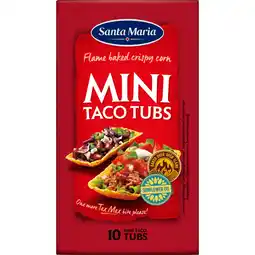 Dekamarkt Santa Maria Taco tubs mini aanbieding