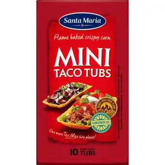 Dekamarkt Santa Maria Taco tubs mini aanbieding