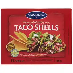 Dekamarkt Santa Maria Taco shells aanbieding